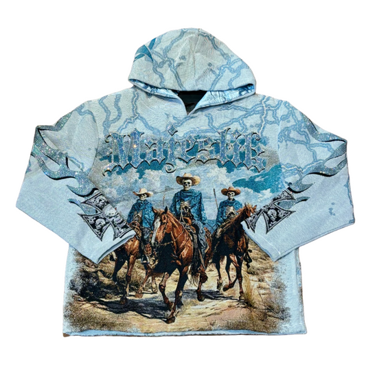 Majestik Forever Cowboy Tapestry Hoodie