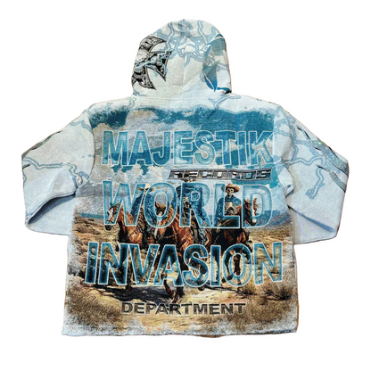 Majestik Forever Cowboy Tapestry Hoodie