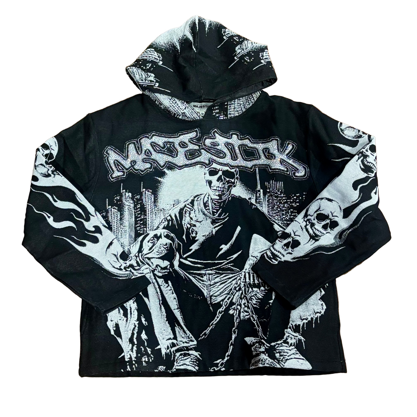 Majestik Bone Squad Tapestry Hoodie