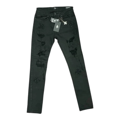 See You In Paradise Rhinestone Cross Sean Jeans