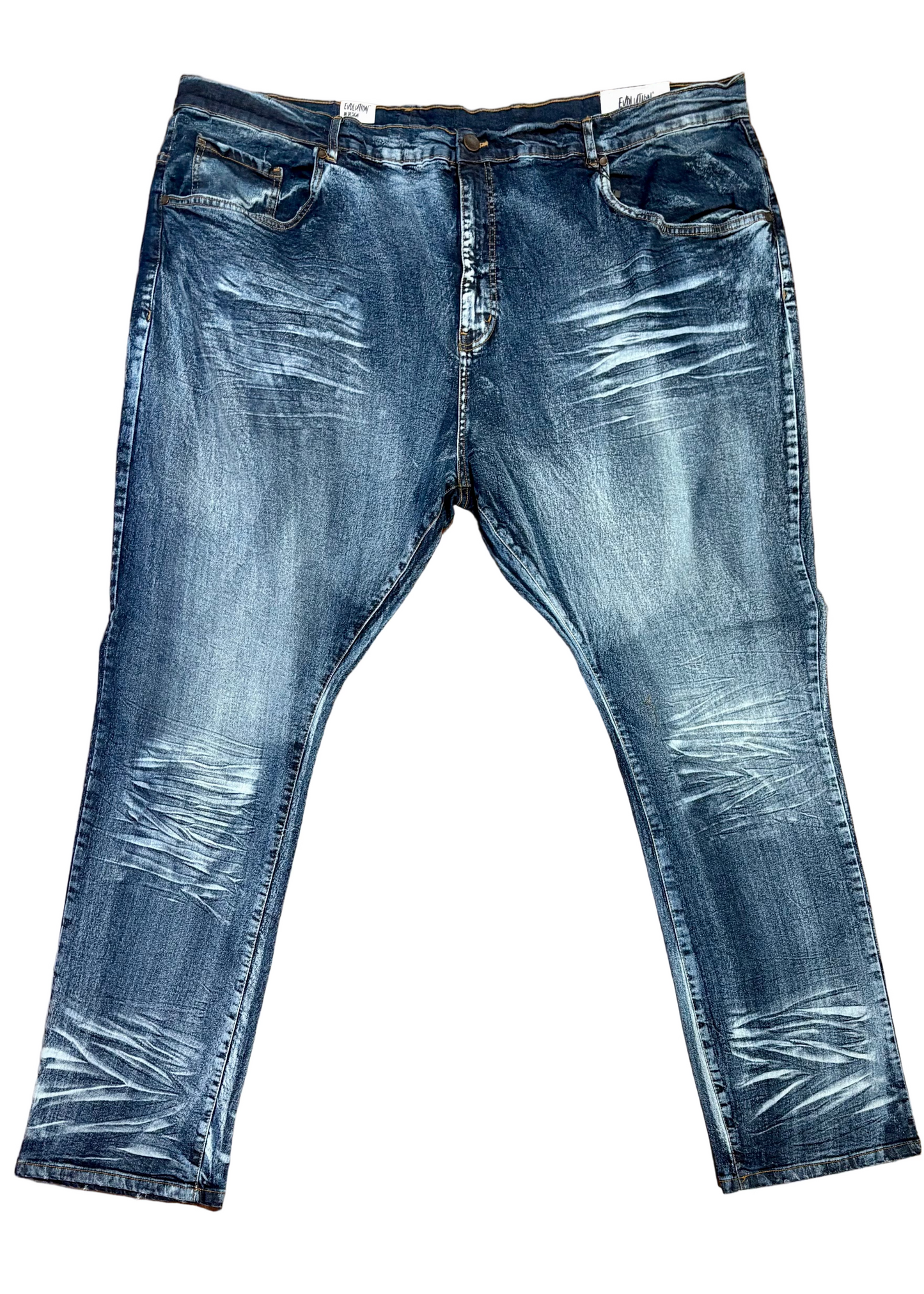 Evolution in Design Washed Down Denim Jean
