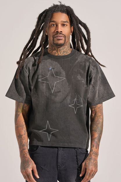 Aologne Venus Black Tee