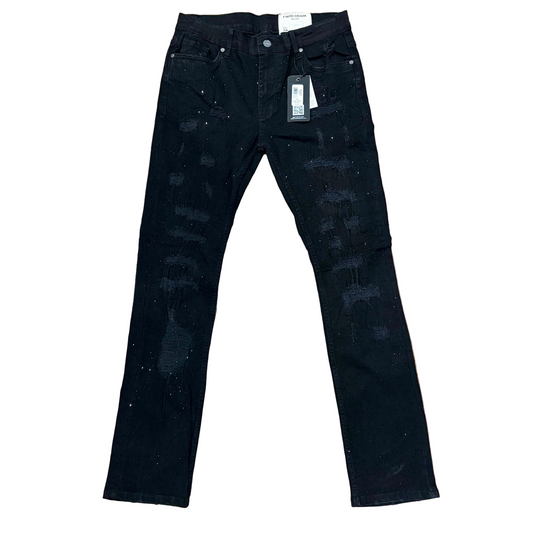 FWRD Crystalized Slim Denim