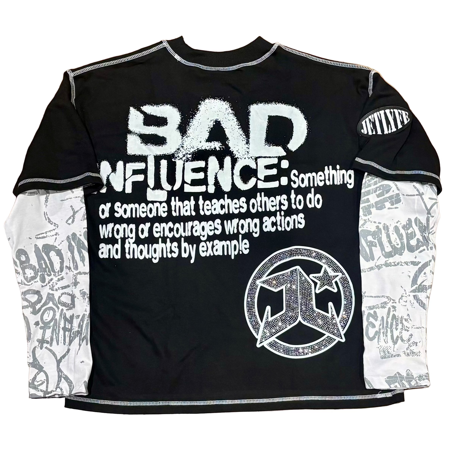 Jetlyfe Bad Influence Layered Tee