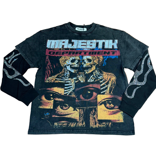 Majestik Fearless Layered Tee