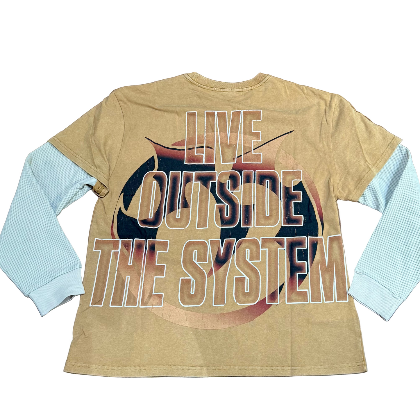 Majestik Live Outside the System Layered Tee