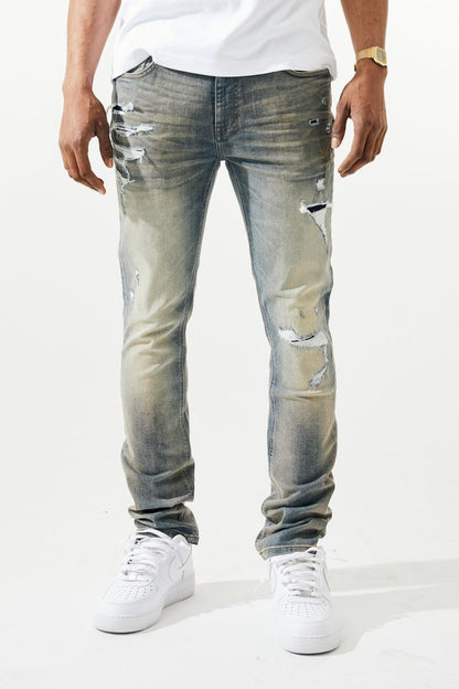Krome Ripped Tinted Jean – 3018