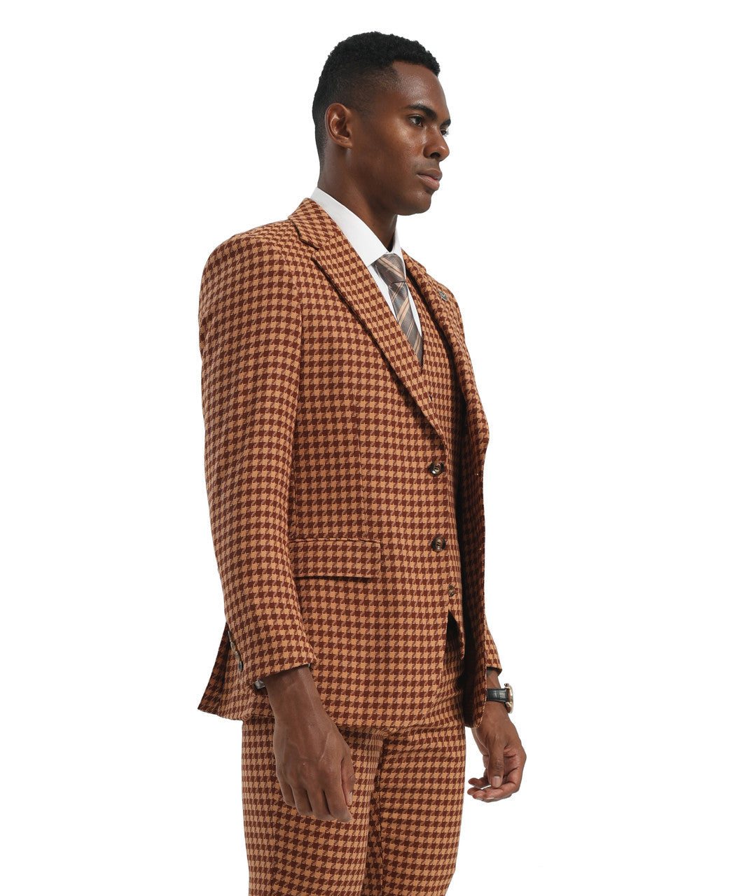 Stacy Adams Anquetil 3-Piece Vested Suit – SM164H1