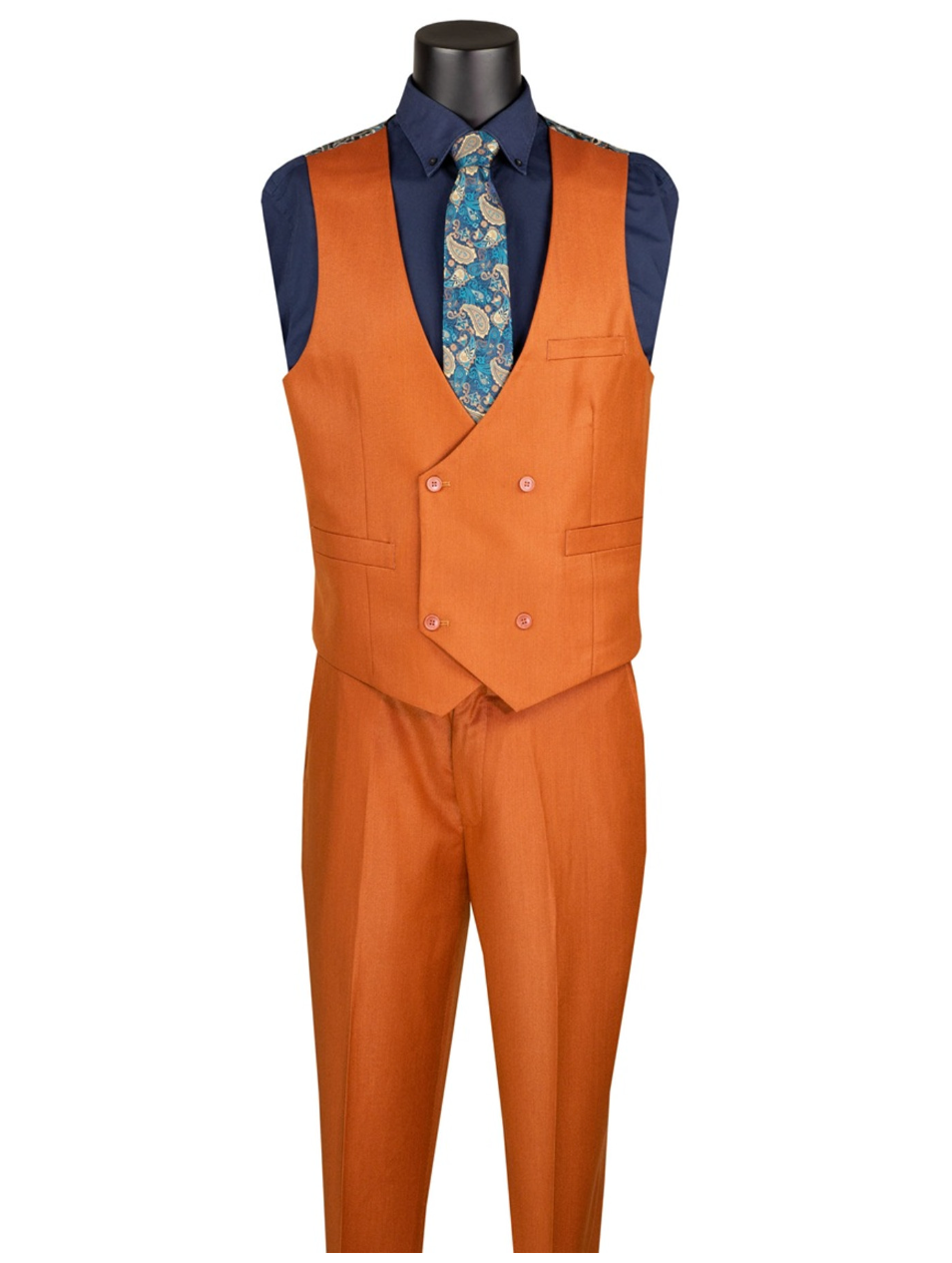 Vinci 3-Piece Sharkskin Suit – V2RK