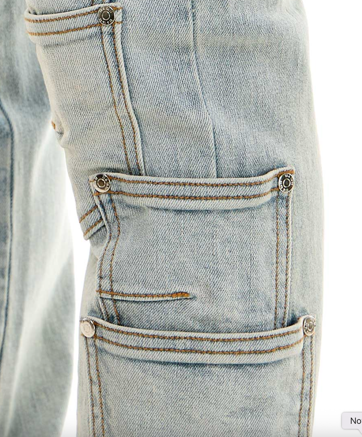 KDNK Skinny Flare Pocket Jeans