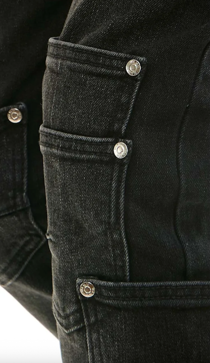 KDNK Skinny Flare Pocket Jeans