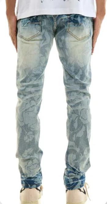 KDNK Skinny Printed Jeans