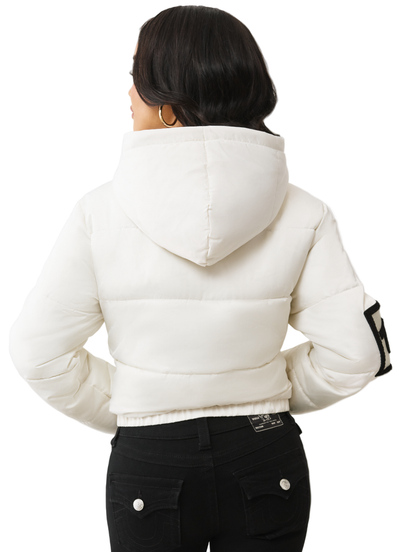 True Religion Branded Nylon Puffer Jacket