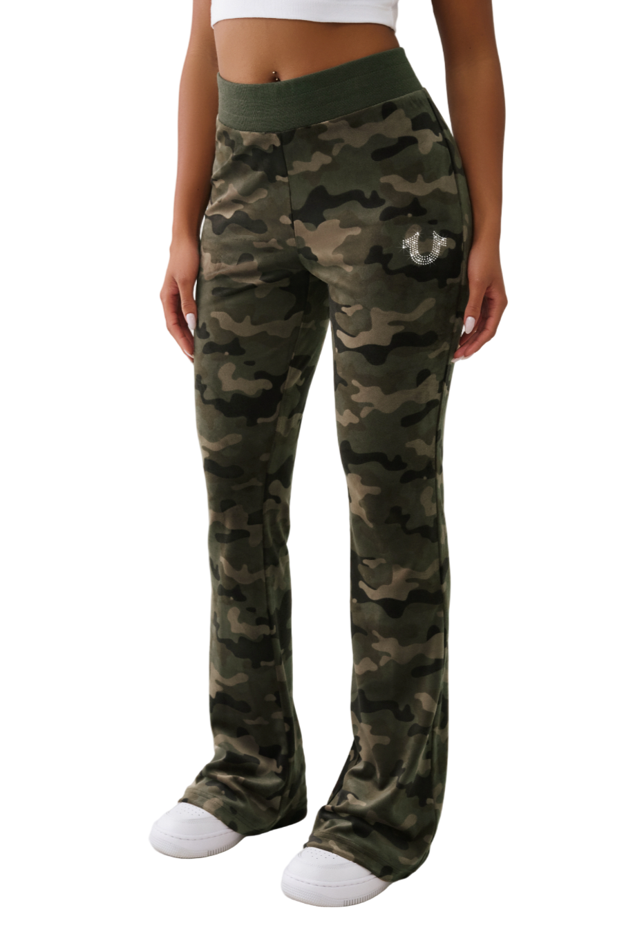 True Religion Camo Velour Pants Set