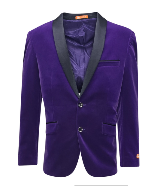St. Patrick Men's Solid Velvet Sports Coat – SPVA