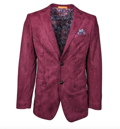 St. Patrick Men's Velvet Patch Jacket