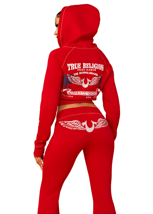 True Religion Crystal Wing Set