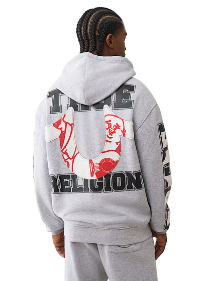 True Religion Terry Applique Zip Hoodie