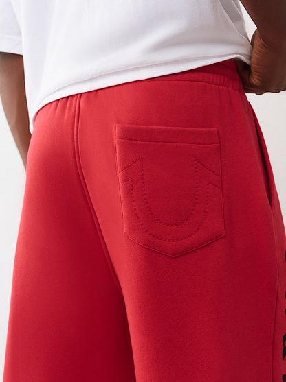 True Religion Logo Flag Baggy Sweatpant