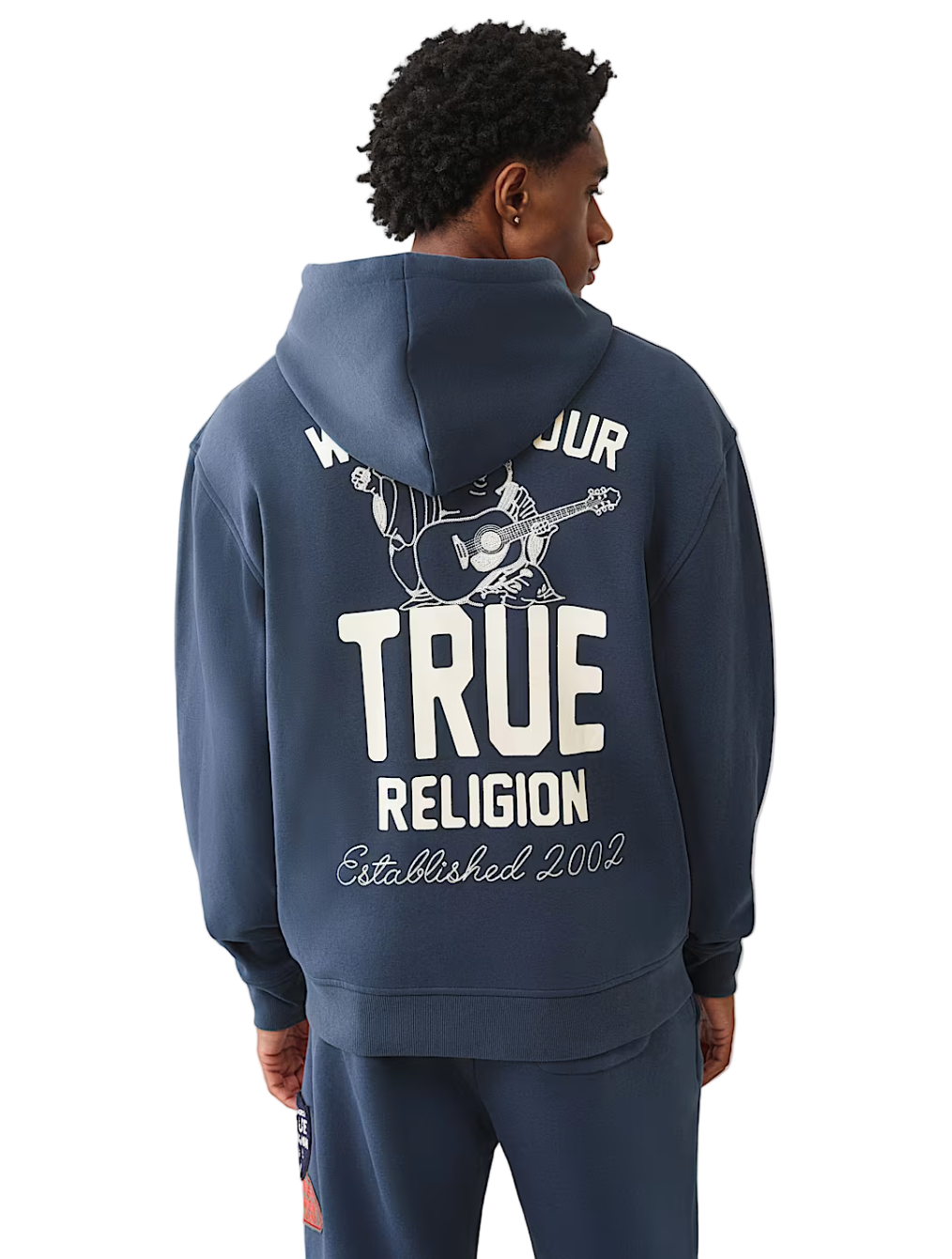 True Religion Vintage Patch Zip Hoodie