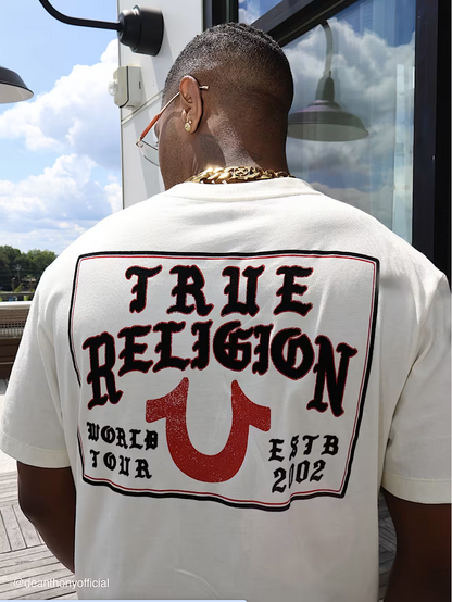 True Religion Script Logo Tee