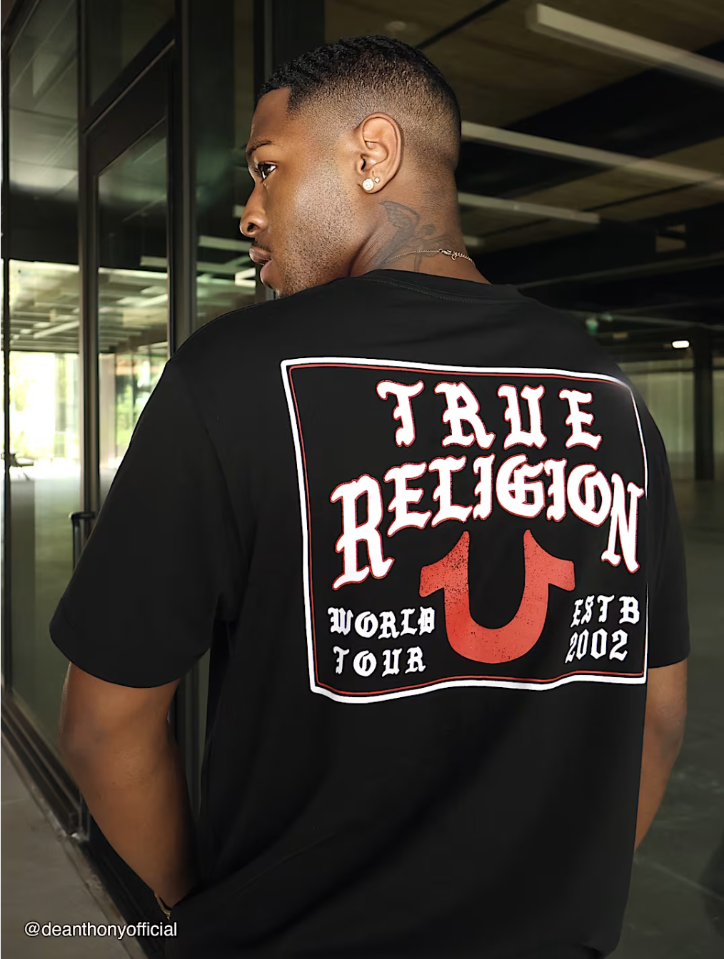 True Religion Script Logo Tee