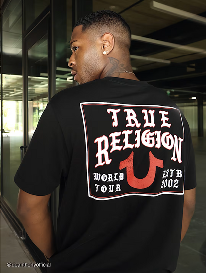 True Religion Script Logo Tee
