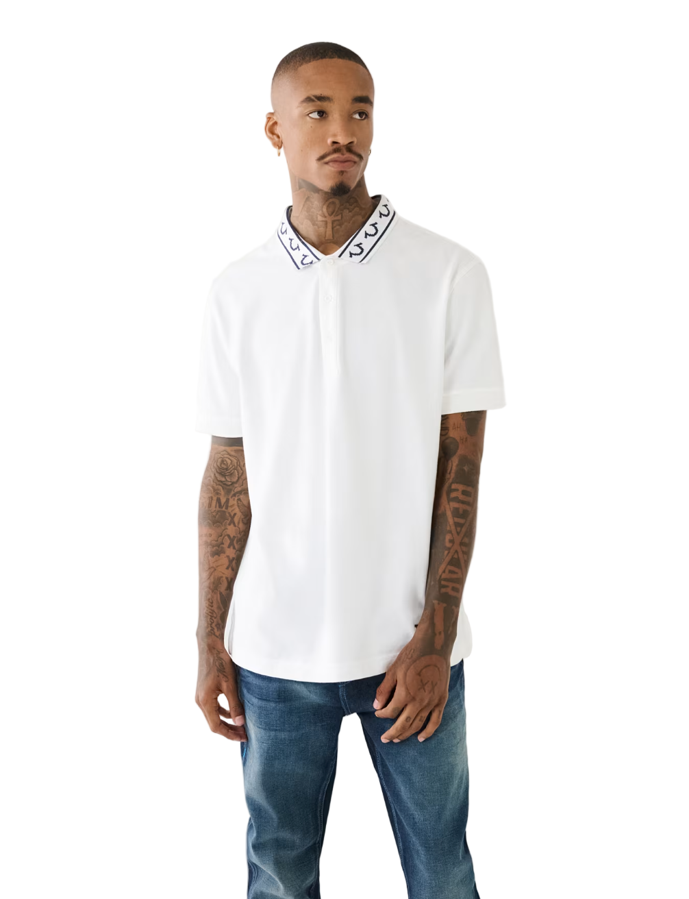 True Religion Embroidered Polo Shirt