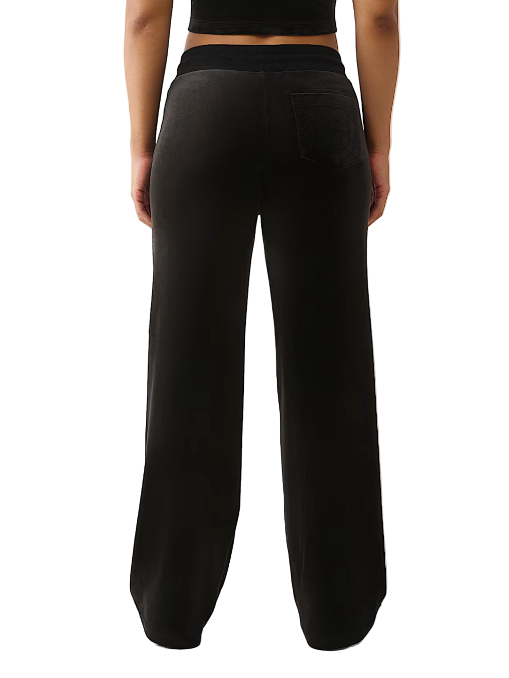 True Religion Crystal Velour Faux Fur Set