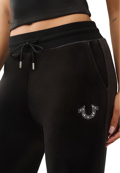 True Religion Crystal Velour Faux Fur Set