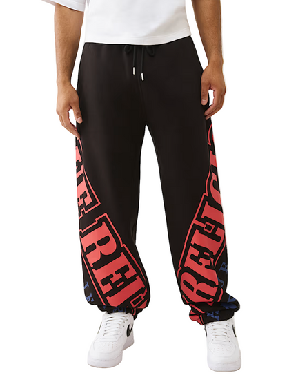 True Religion Arched Logo Baggy Jogger