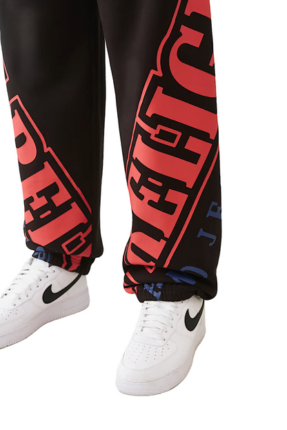 True Religion Arched Logo Baggy Jogger