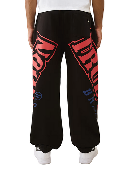 True Religion Arched Logo Baggy Jogger