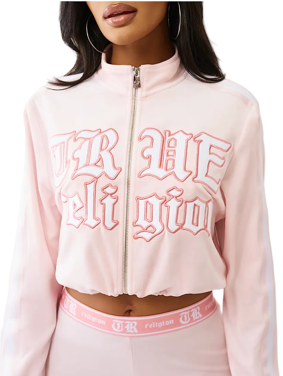 True Religion Old English Velour Tracksuit