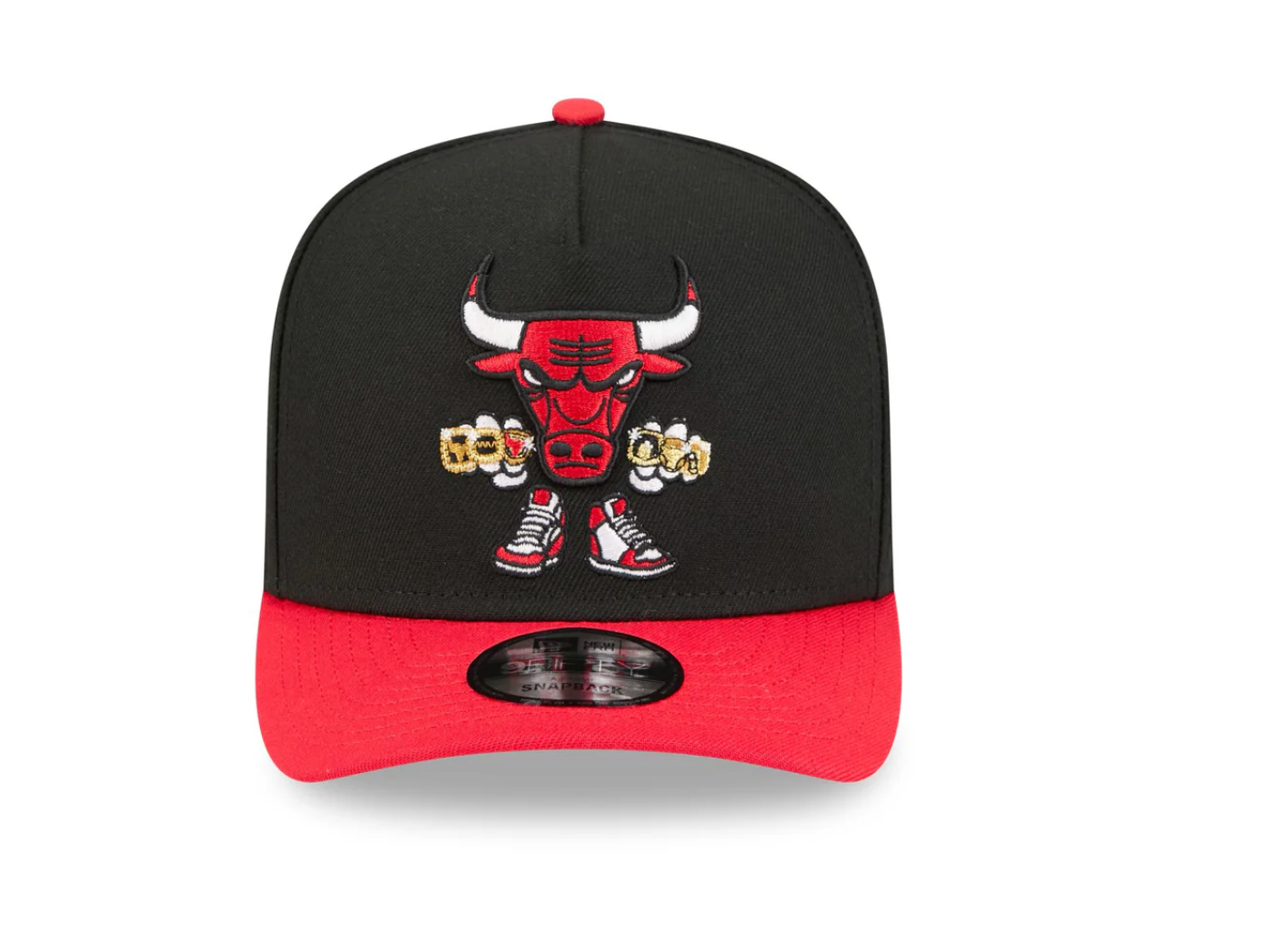 New Era 9Fifty A-Frame Chicago Bulls Cartoon Snapback