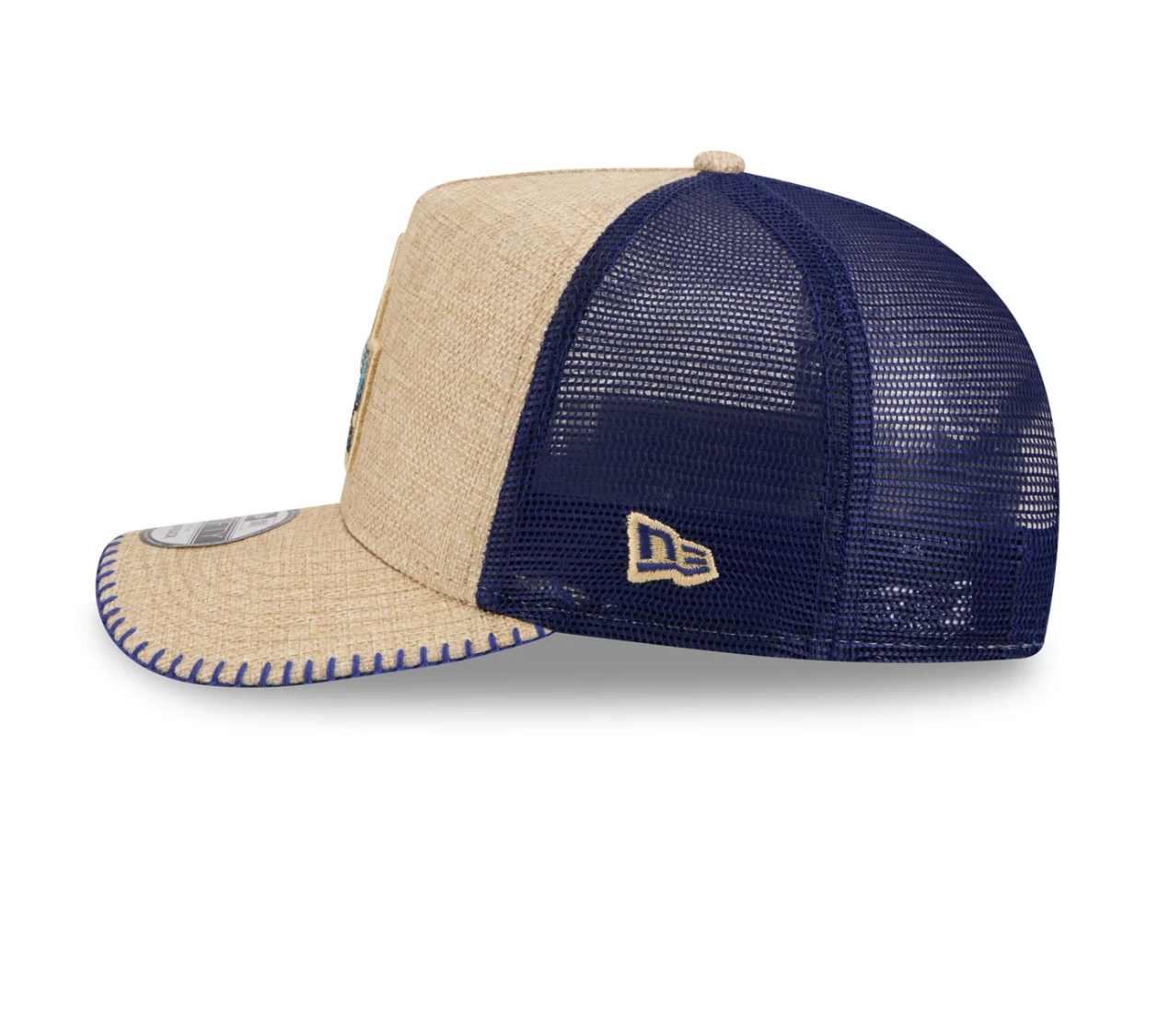 New Era 9Fifty A-Frame Los Angeles Dodgers Beaded Canvas Trucker