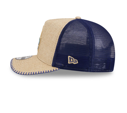 New Era 9Fifty A-Frame Los Angeles Dodgers Beaded Canvas Trucker