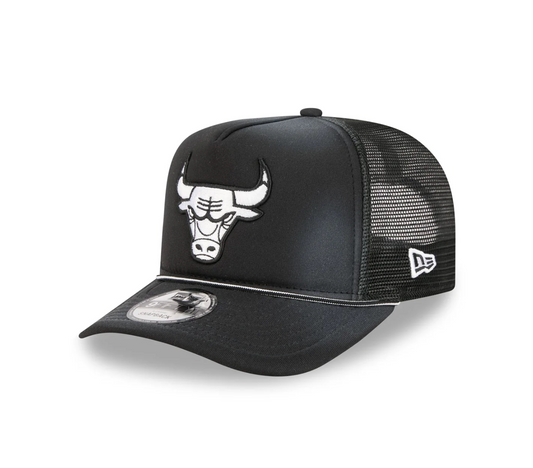 New Era 9Fifty A-Frame Chicago Bulls Washed Black Trucker