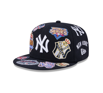 New Era 59Fifty New York Yankees All Over Logo Fitted