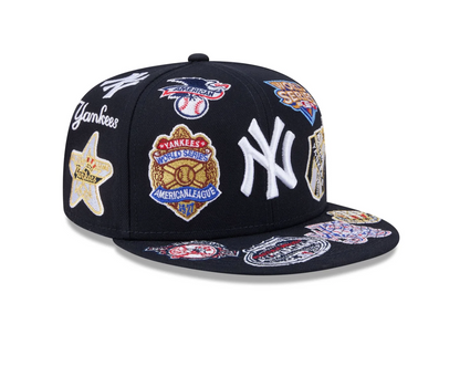 New Era 59Fifty New York Yankees All Over Logo Fitted