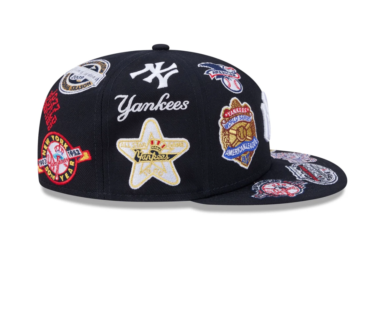 New Era 59Fifty New York Yankees All Over Logo Fitted