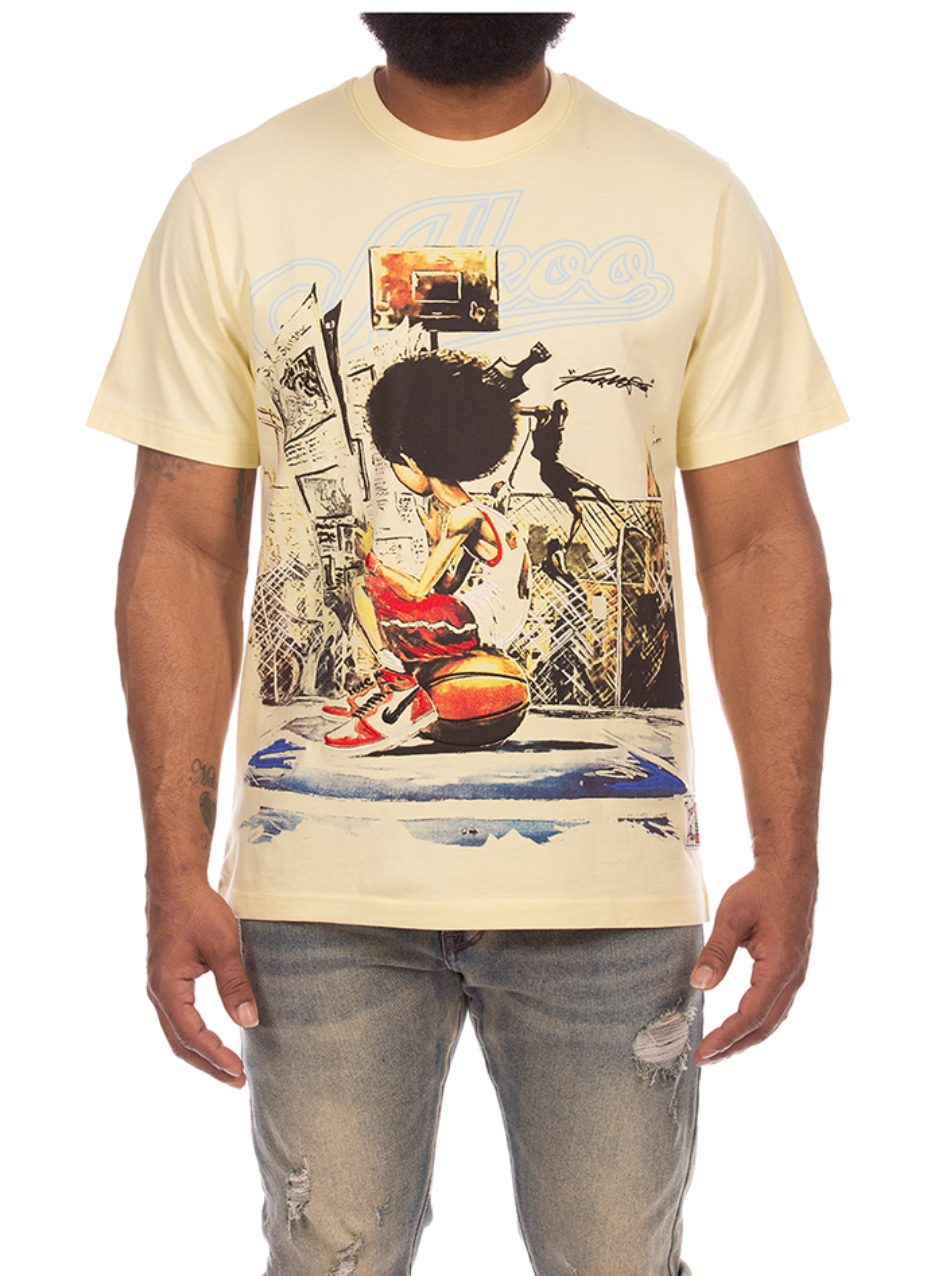 Akoo Above The Rim Knit Tee