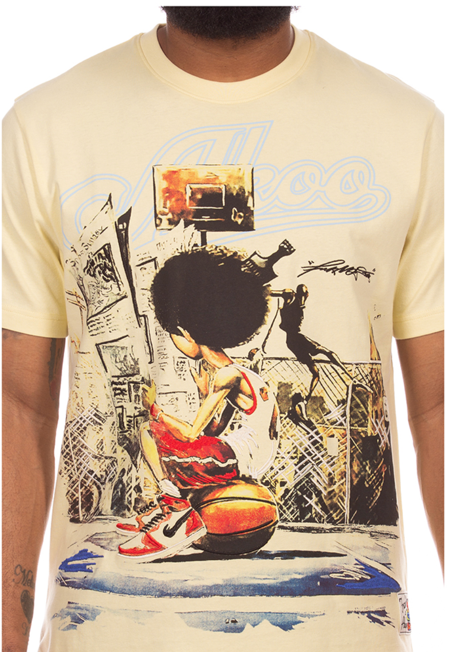 Akoo Above The Rim Knit Tee