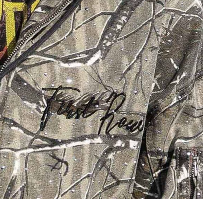 First Row Camo Stud Zip Hoodie