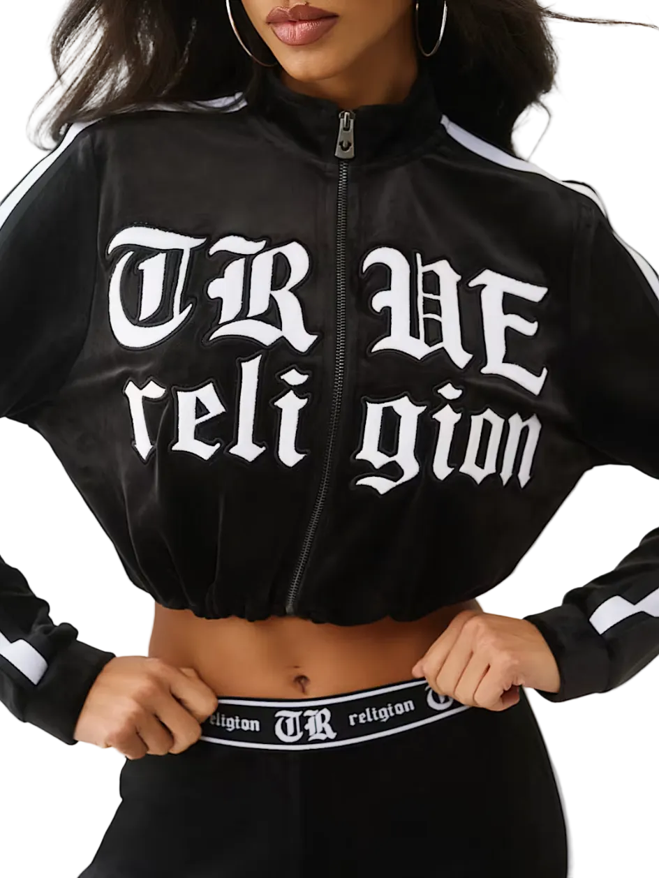 True Religion Old English Velour Tracksuit