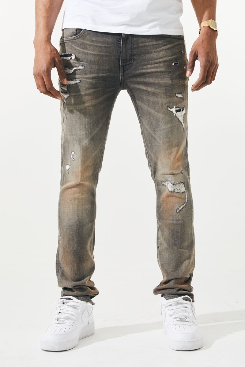 Krome Ripped Tinted Jean – 3018