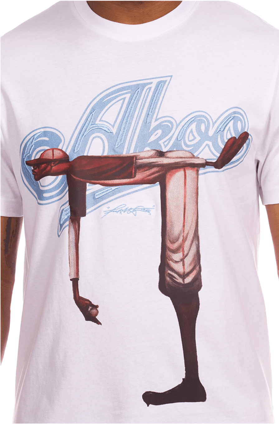 Akoo No Hitter Knit Tee from On Time Fashions – T-shirt by Akoo, Birmingham AL’s 1 fashion store and premier destination for streetwear, suits, kids fashion, and big & tall