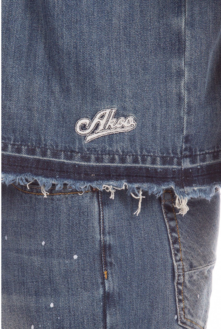 Akoo Woven Denim Shirt from On Time Fashions – Streetwear Shirt by Akoo, Birmingham AL’s 1 fashion store and premier destination for streetwear, suits, kids fashion, and big & tall