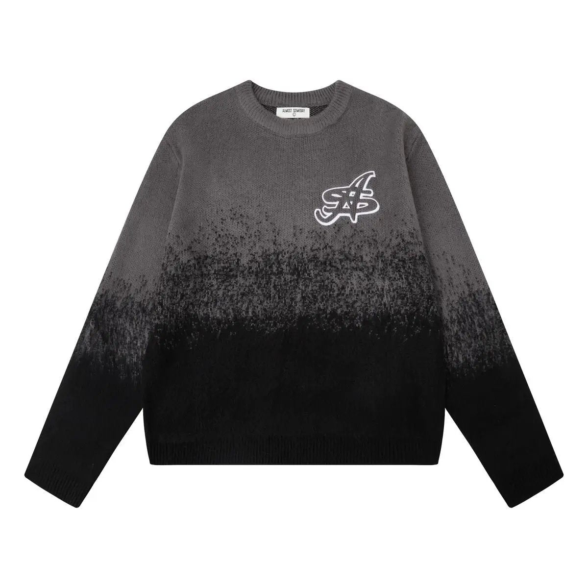 Almost Someday Mohair Gradient Crewneck by Almost Someday