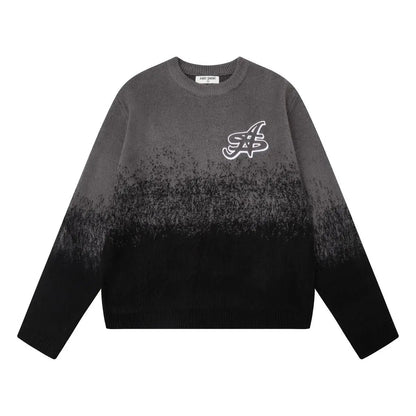 Almost Someday Mohair Gradient Crewneck by Almost Someday